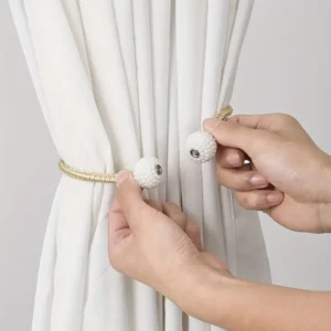 ৮ পিস ম্যাগনেটিক পার্ল পর্দার হোল্ডার - (৮০ টাকা সেভ)